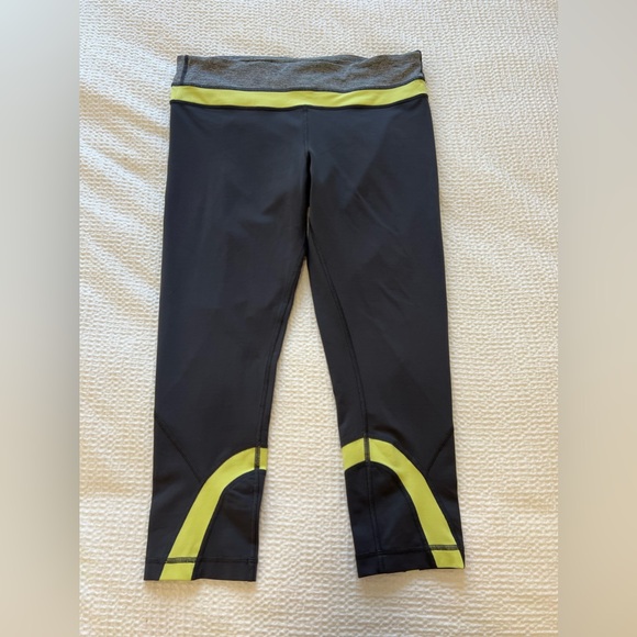 lululemon athletica Pants - Lululemon Gray Run Inspire Crop ll Leggings
